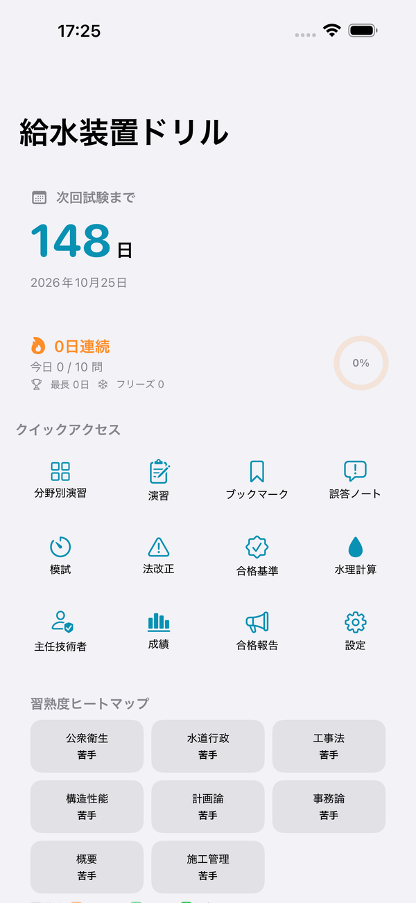 ホーム・試験カウントダウン